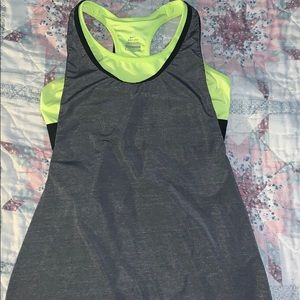 Nike tank top with attached sports bra